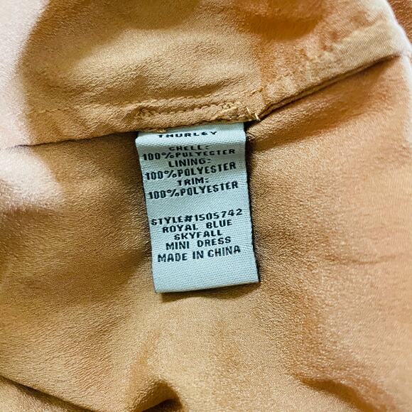 Thurley Skyfall Blue Crochet Asymmetrical Dress - Picture 8 of 12